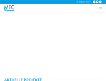 Tablet Screenshot of mec-wuppertal.de